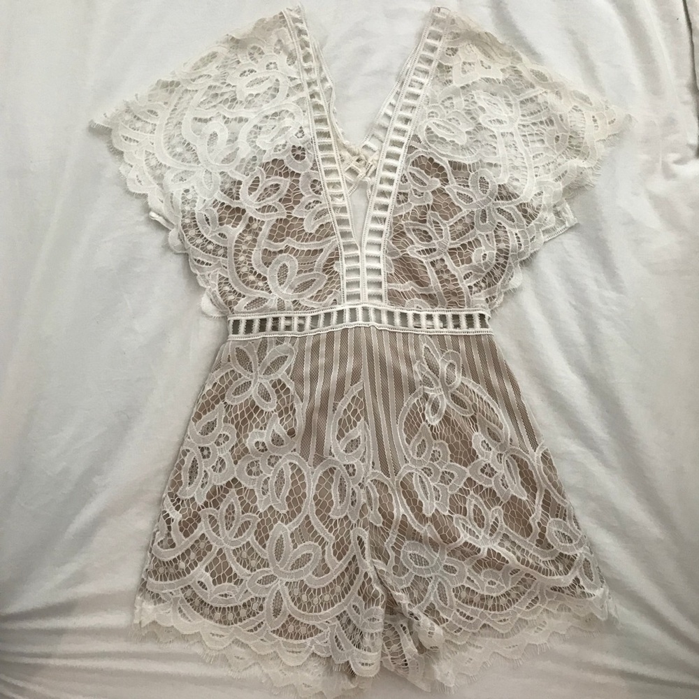 Solaris Style White Romper